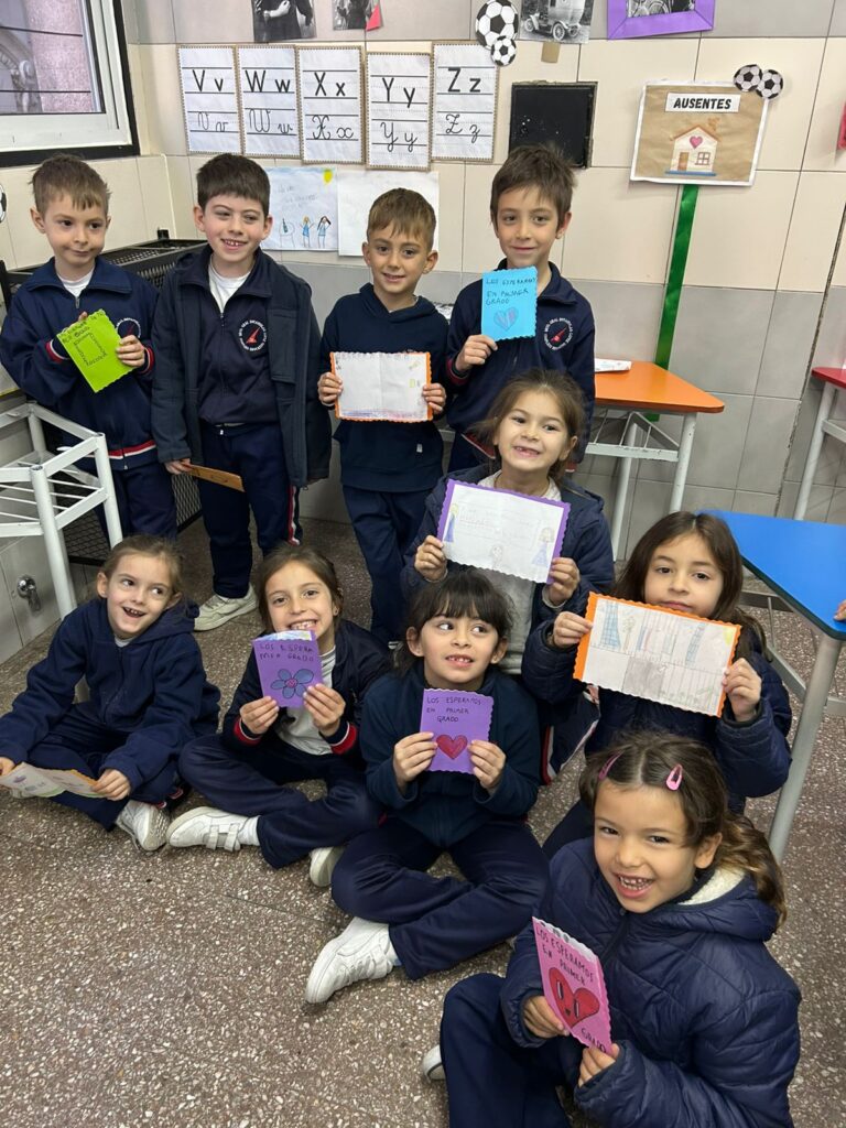 Tarjetas para la Sala de 5 años – 1° grado «A» – T.M.